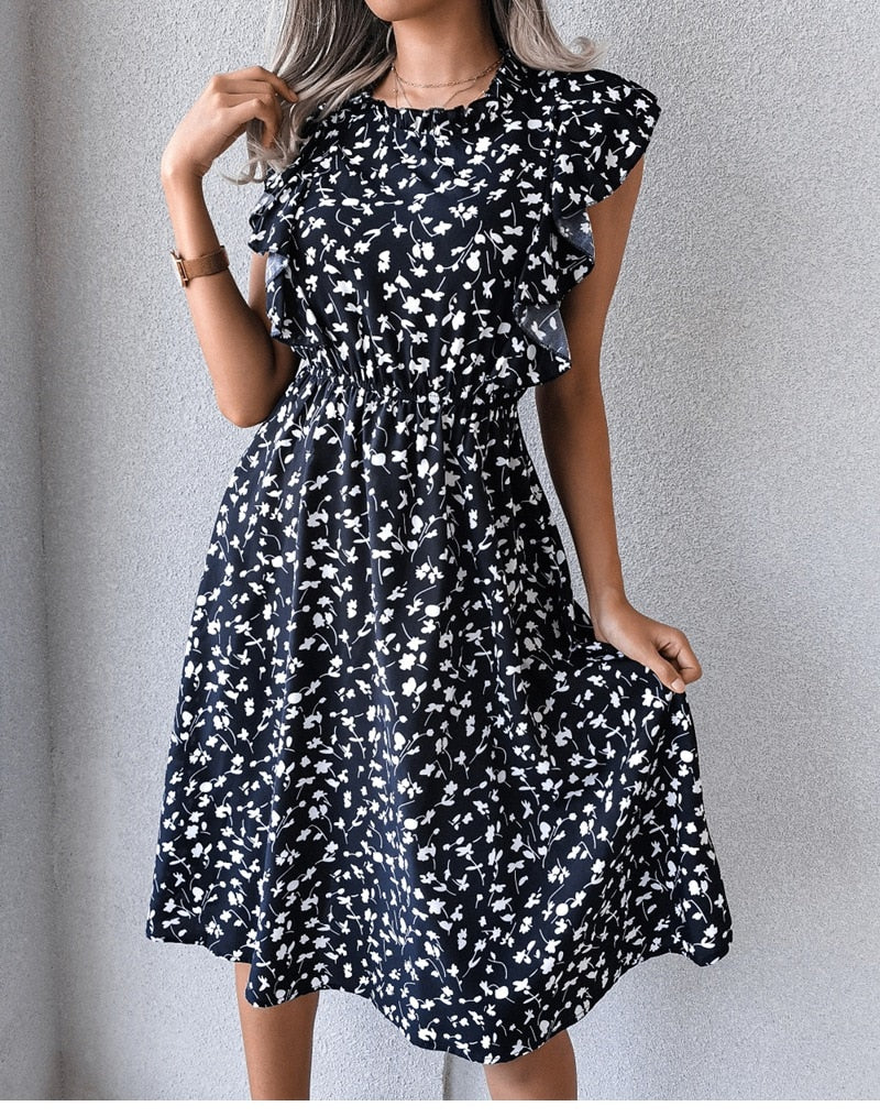 Butterfly Sleeve Dress