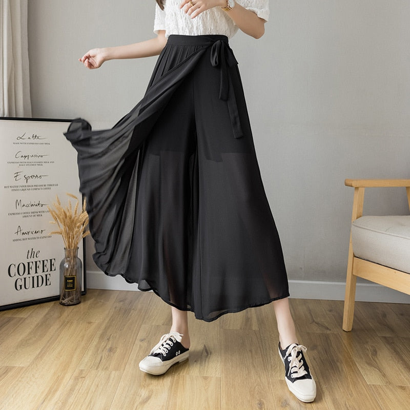 Cassidy Summer Elastic Pleated Skirt-Bottoms