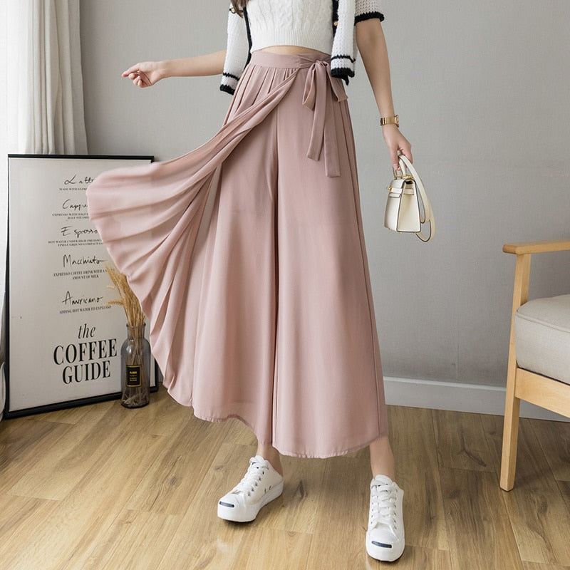 Cassidy Summer Elastic Pleated Skirt-Bottoms