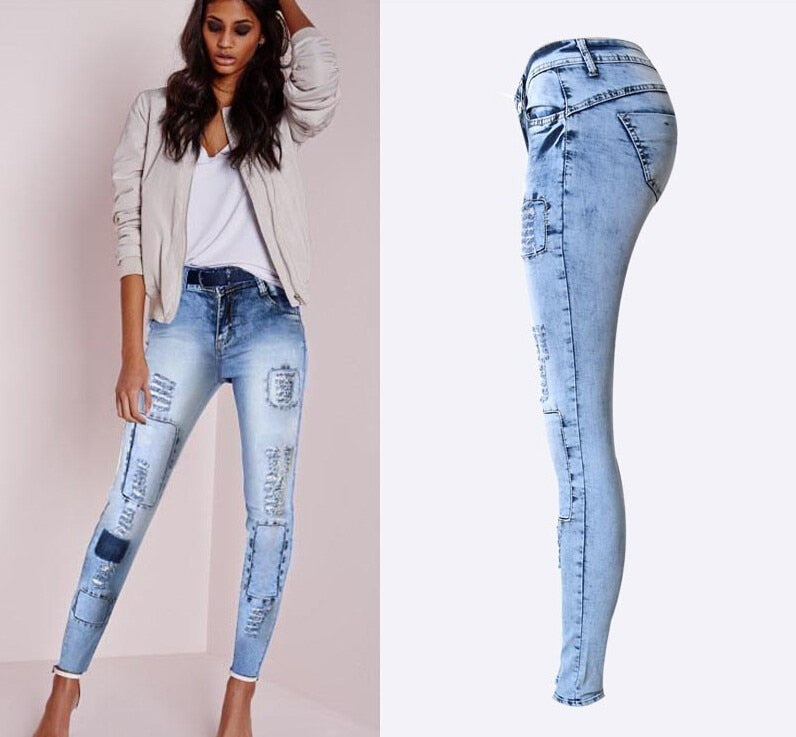 Jaliyah Low Waist Skinny Jeans-Bottoms