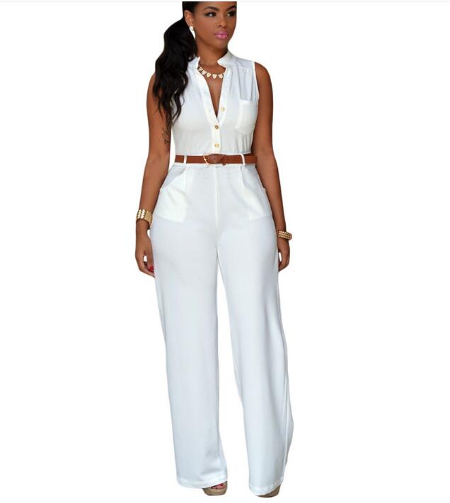 Casual Sleeveless Jumpsuit