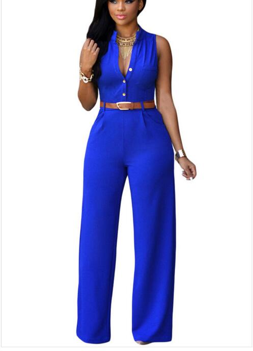 Casual Sleeveless Jumpsuit