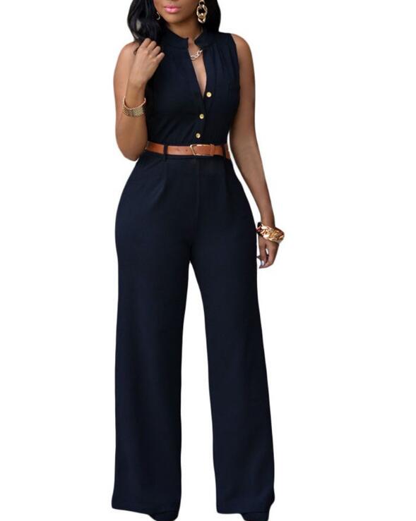 Casual Sleeveless Jumpsuit