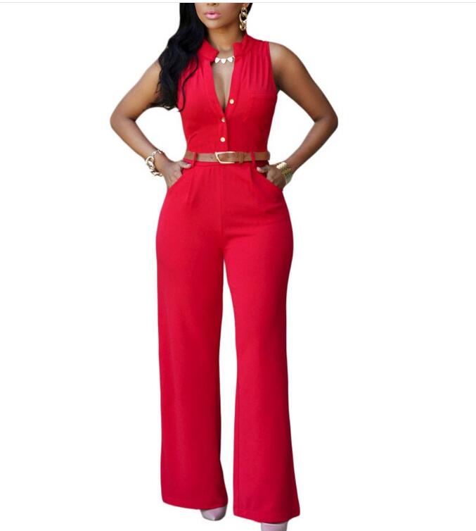 Casual Sleeveless Jumpsuit