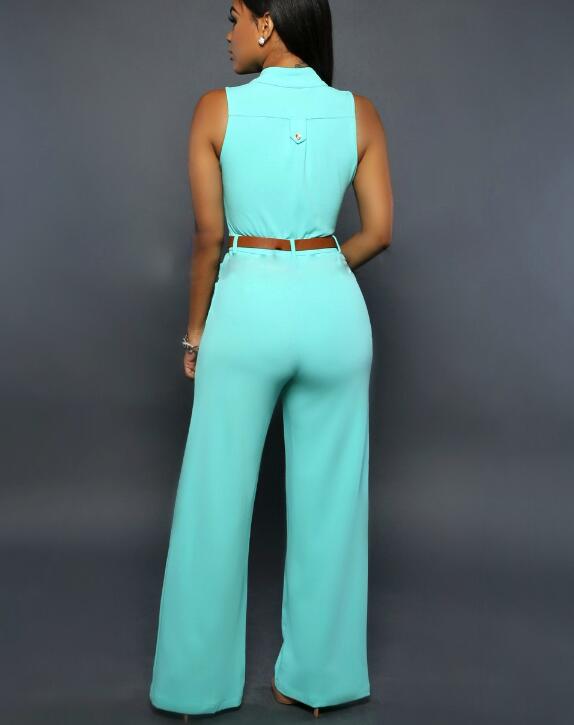 Casual Sleeveless Jumpsuit