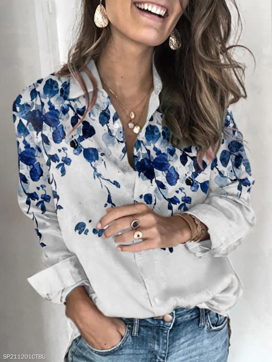 Long sleeve shirt-tops