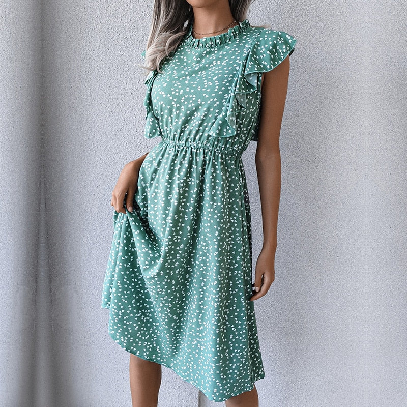 Butterfly Sleeve Dress