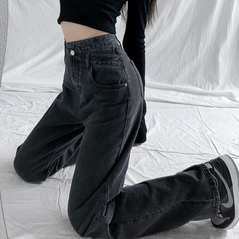 Maryam New Casual Cotton High Waist Jeans-Bottoms