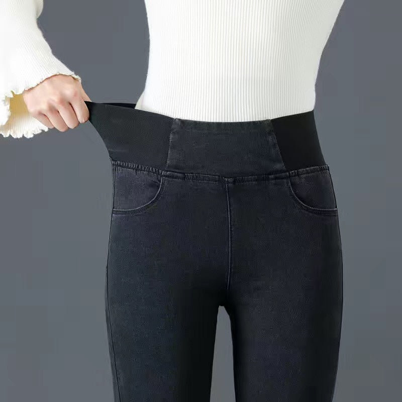 Helena Slim Denim Pants-Bottoms