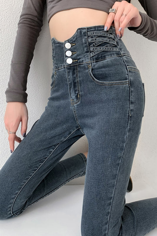 Salem Skinny Pencil Jeans-Bottoms