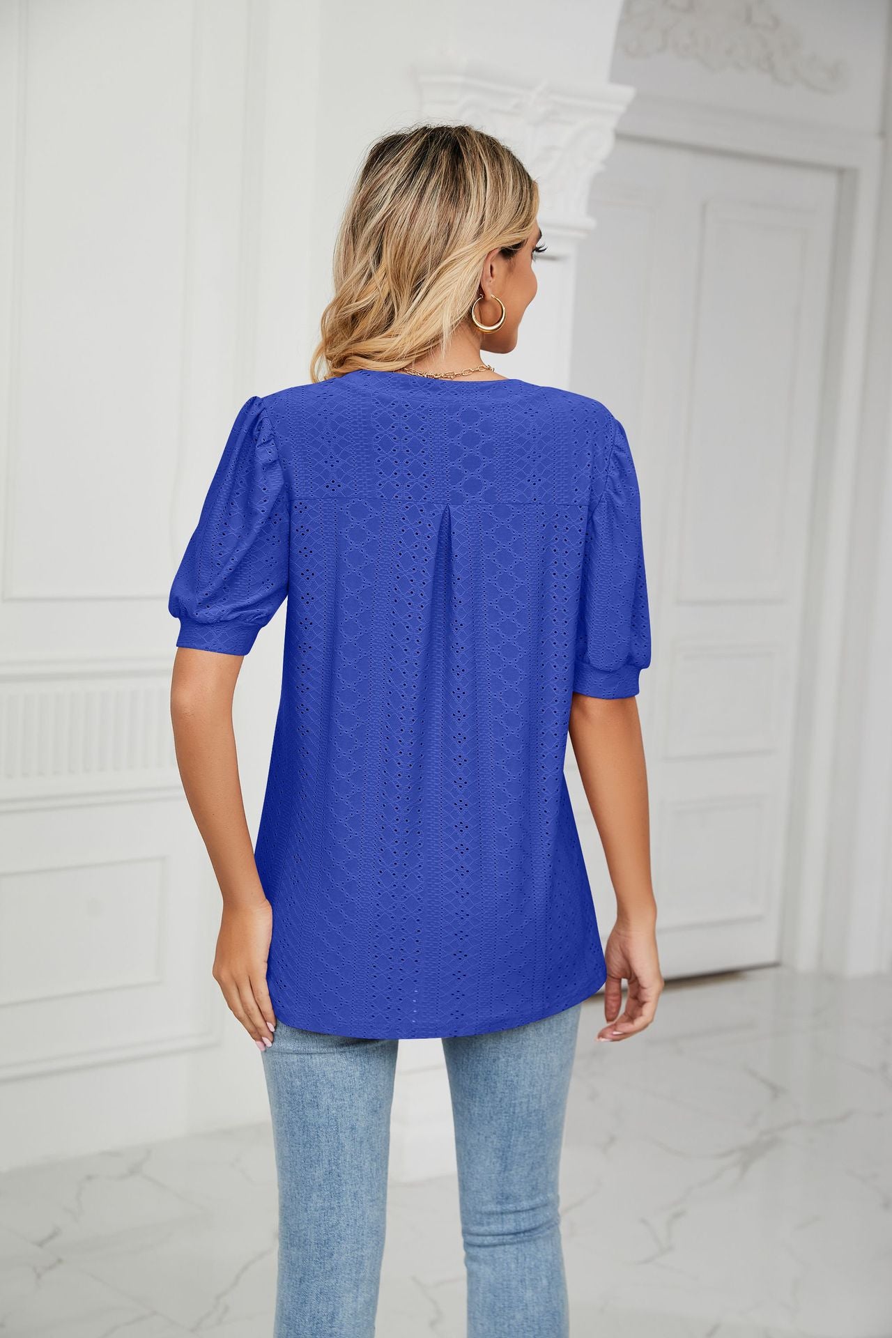 Ariyah Casual Short Sleeve T Shirts-Tops