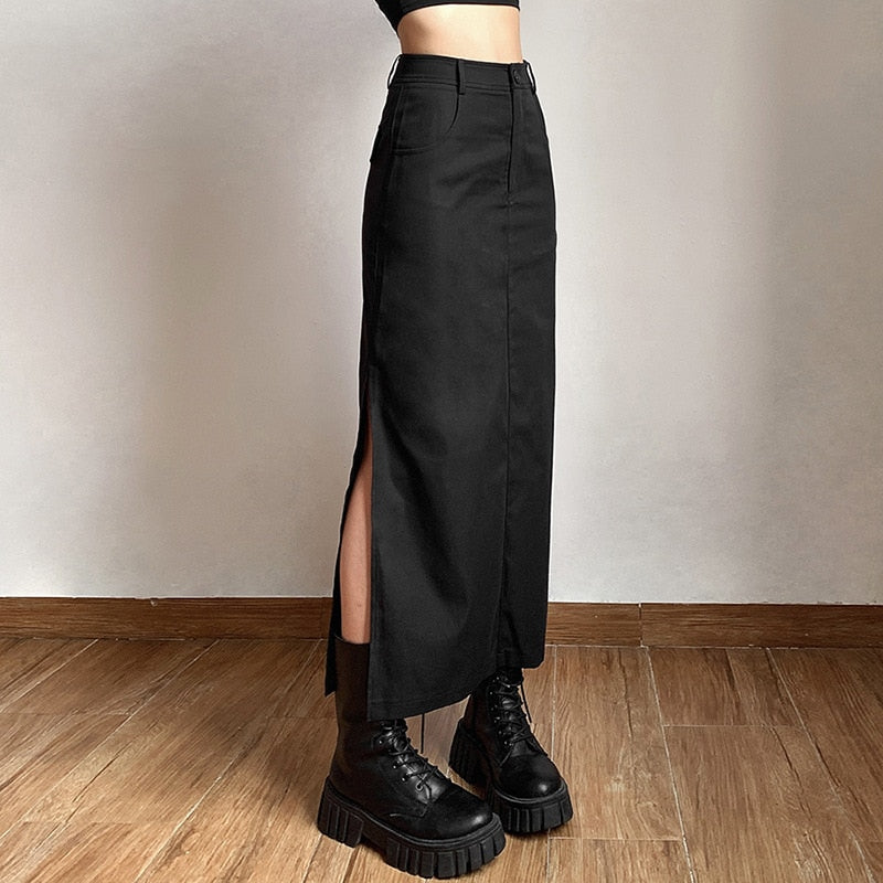 Rosie Grunge Casual Skirt-Bottoms