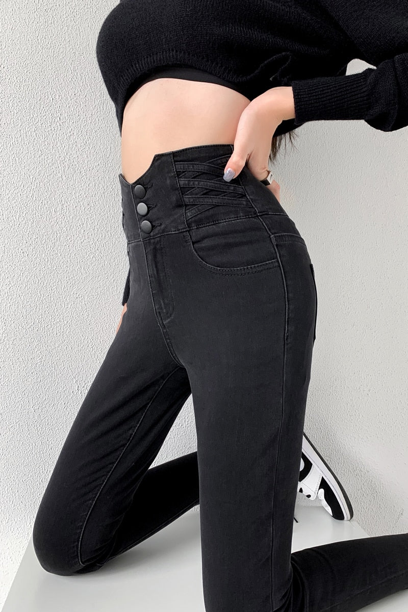 Salem Skinny Pencil Jeans-Bottoms