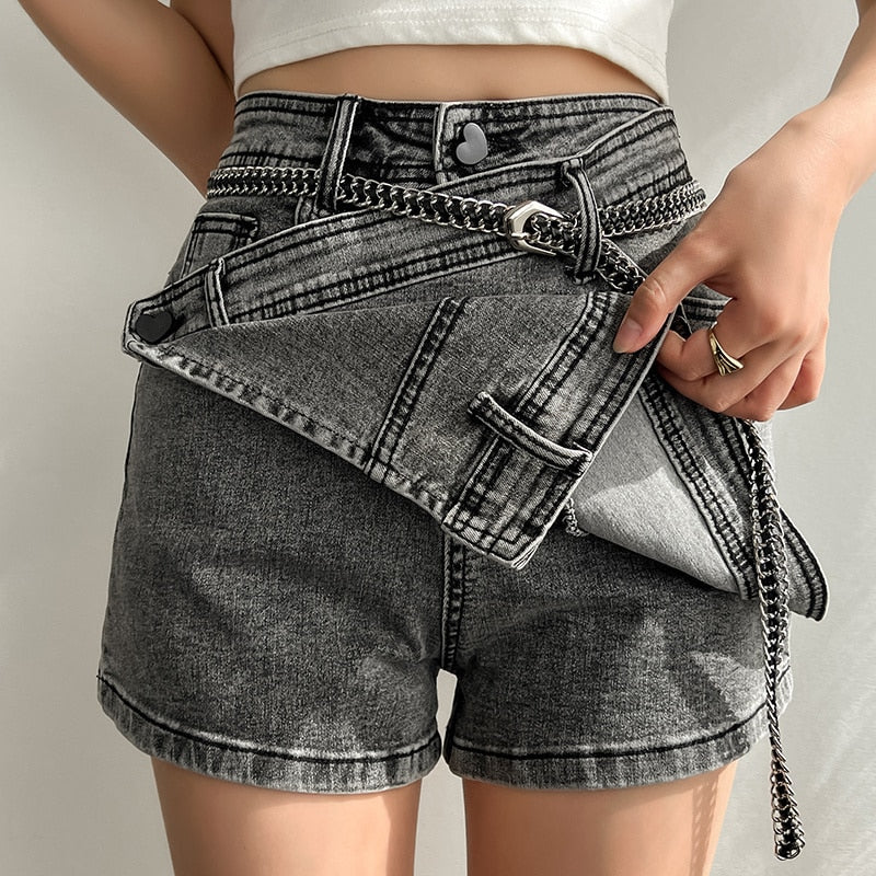 Bianca Denim Skirt-Bottoms