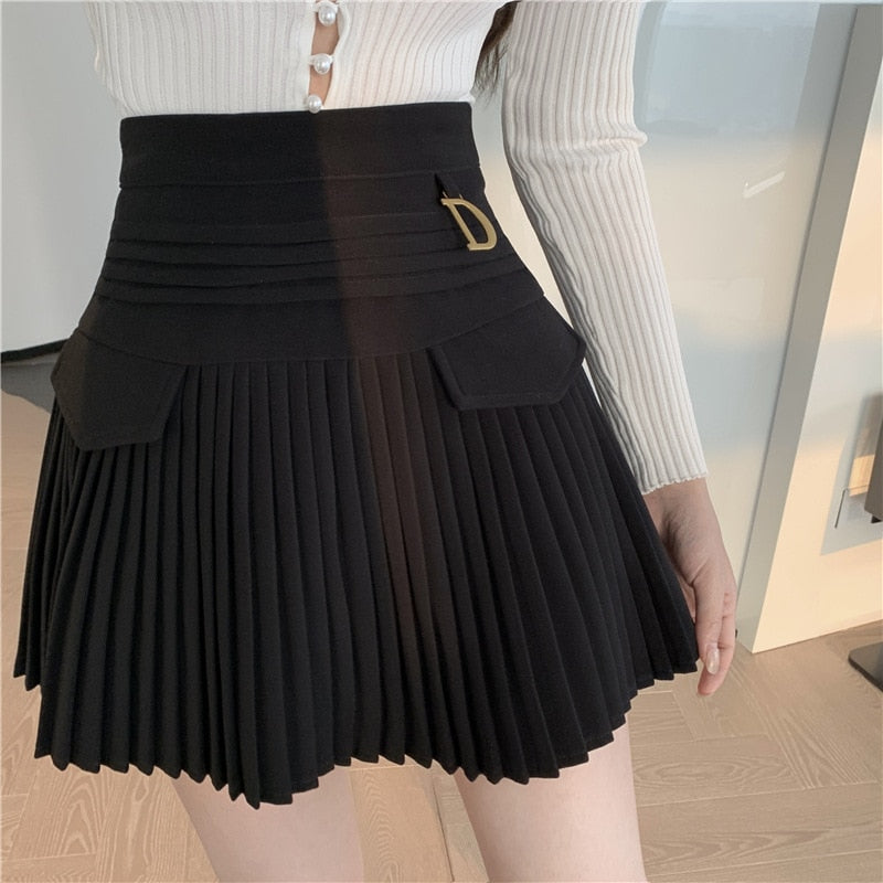 Cameron Pleated Skirt-Bottoms