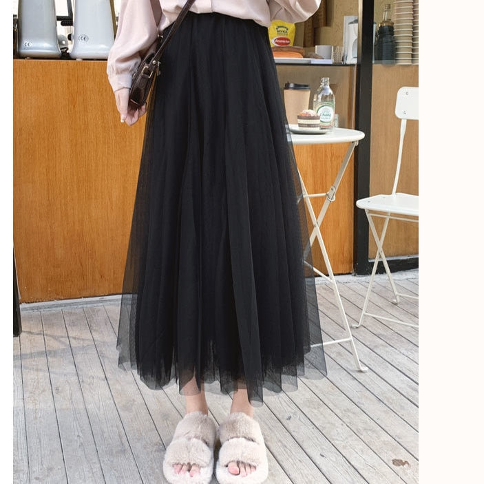 Holly 3 layers Tulle Skirt-Bottoms