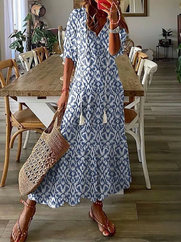 Emery Print Dress