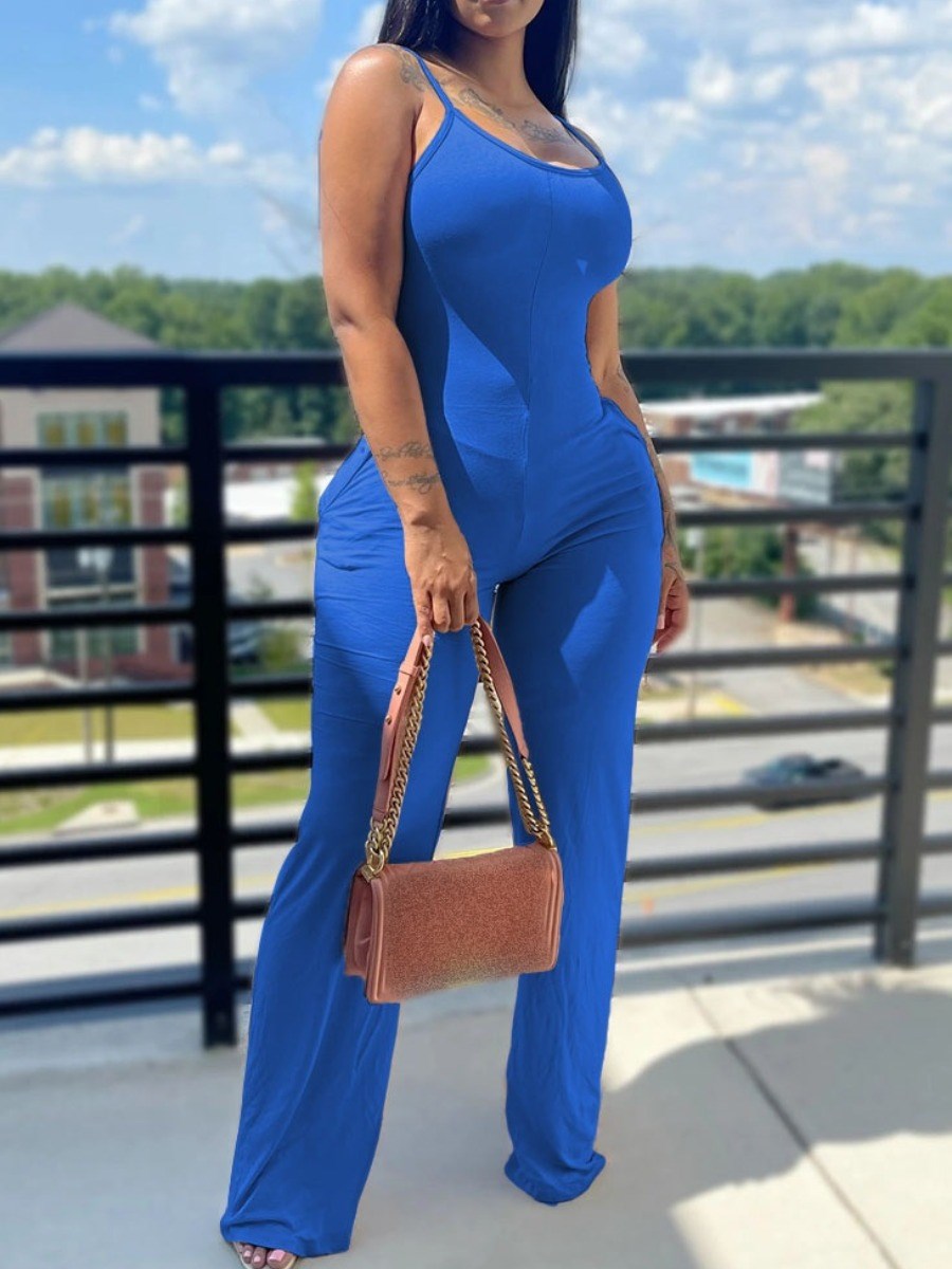 Skye Wide Leg Cami Jumpsuit