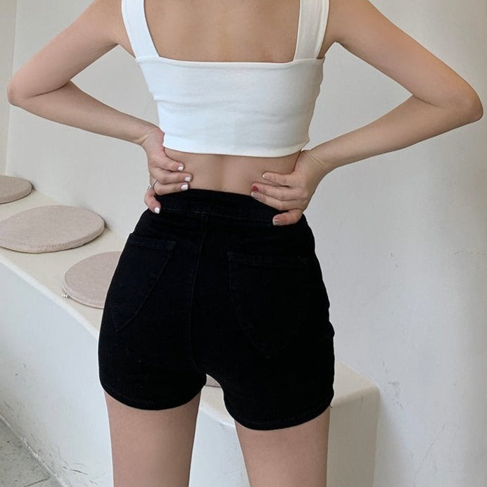 Meadow Sexy&Club High Waist Shorts-Bottoms