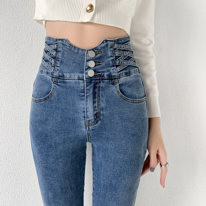 Salem Skinny Pencil Jeans-Bottoms