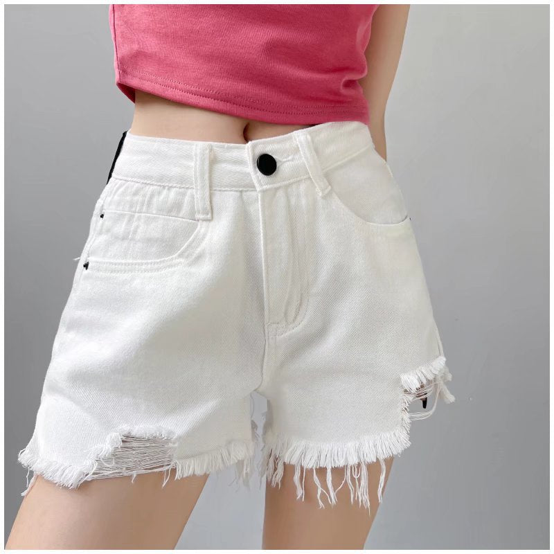 Jessica denim shorts-Bottoms