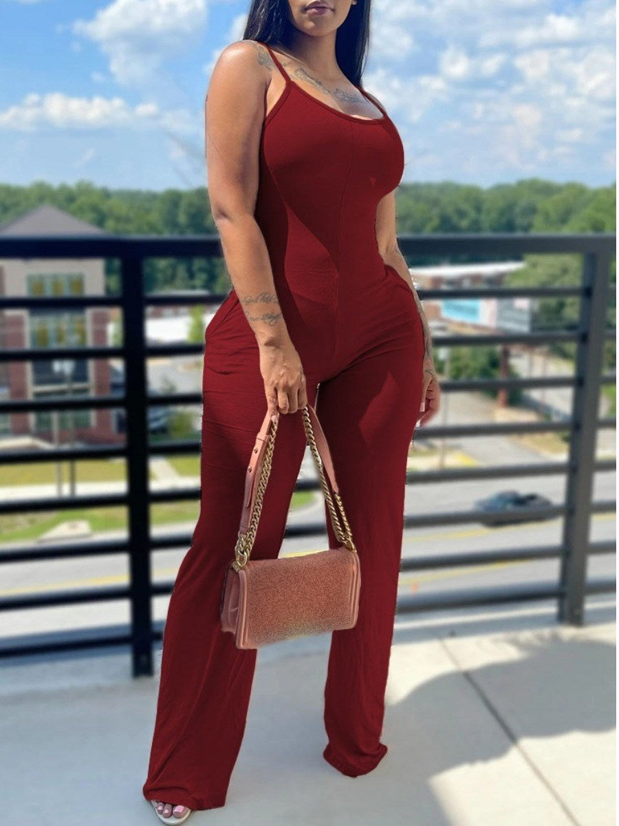 Skye Wide Leg Cami Jumpsuit