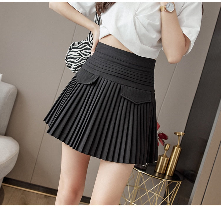 Cameron Pleated Skirt-Bottoms