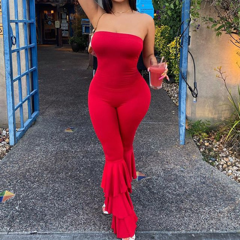 Regina Strapless Bodycon  Jumpsuit