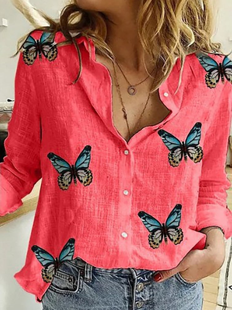 Daniella Cotton Linen Shirt-Tops