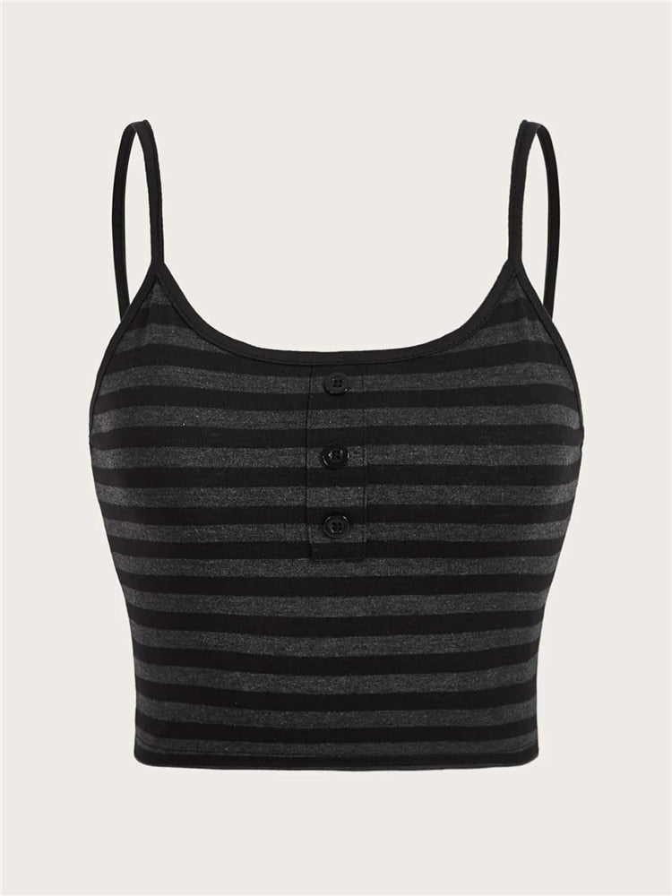 Michelle Punk Striped Cami-Tops