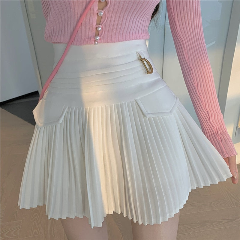 Cameron Pleated Skirt-Bottoms