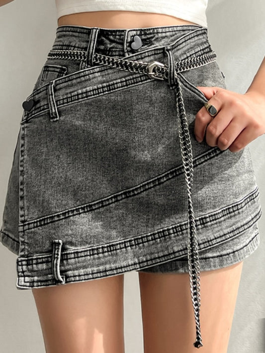 Bianca Denim Skirt-Bottoms